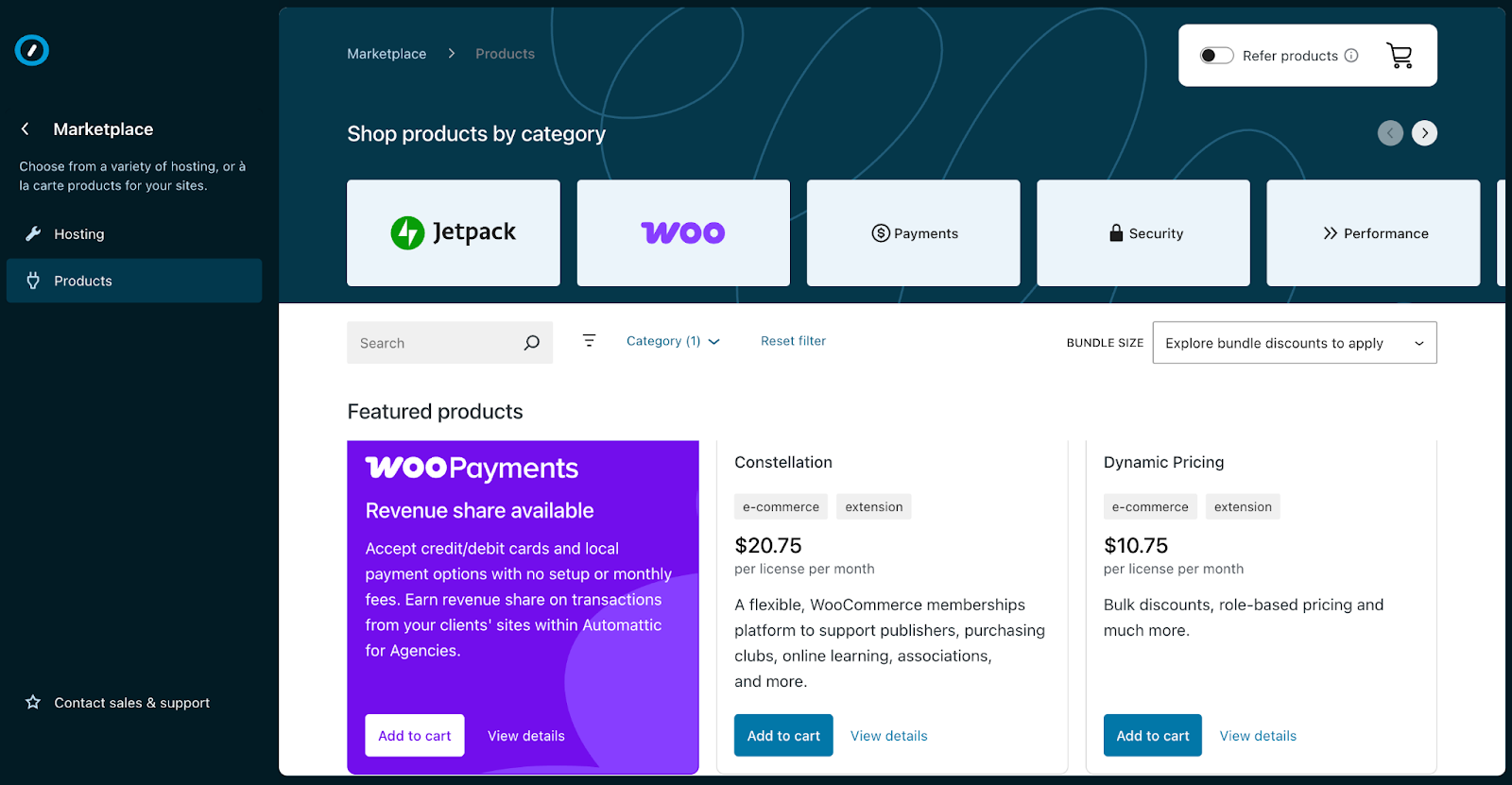 Automattic for Agencies marketplace