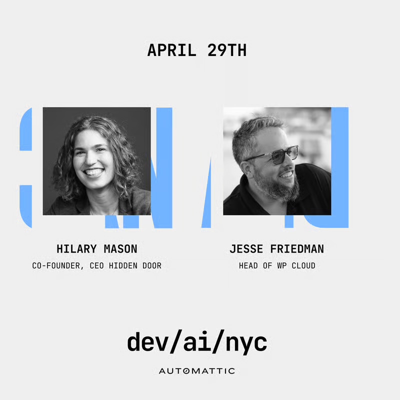 dev/ai/nyc with Hilary&nbsp;Mason