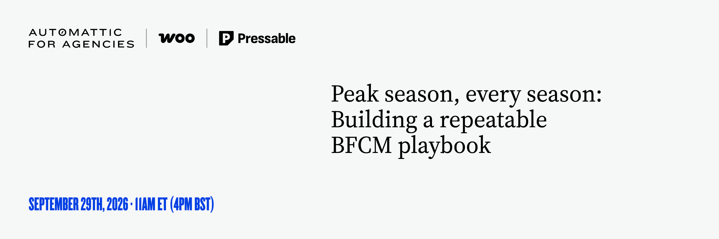 Your Black Friday Playbook: How to Prepare for Peak&nbsp;Season